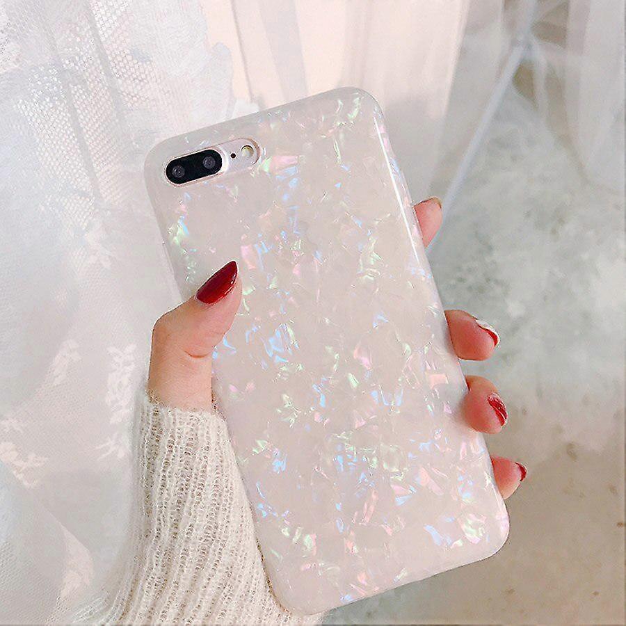 Soft iPhone case for iPhone 7 8 Plus XR XS Max 6 6S Plus Dream Shell Pattern