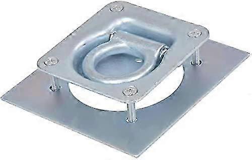 lashing eyes with counter plates and screws, trailer accessories, eyelets for car, trailer, bottom plate 102*95mm