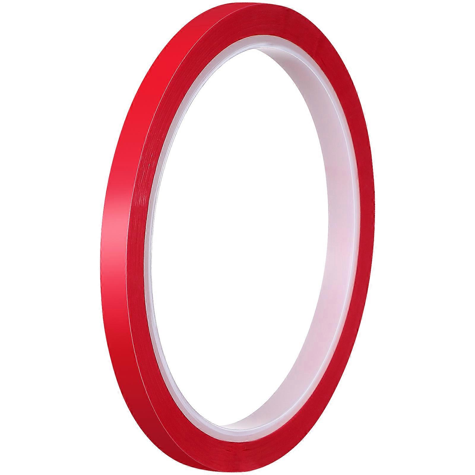 Red Polyester Car Decorative Trim Tape – Adhesive, Insulating, Edge Protection & Stylish for Vehicles