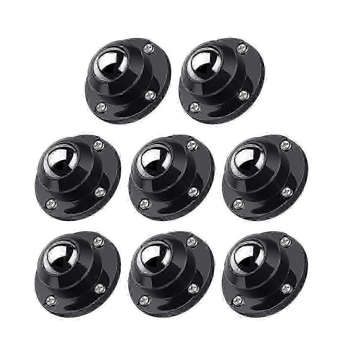 8 Pack Self Adhesive Caster Wheels for Furniture, Load Capacity 28LBS Per Wheel, Low Profile Swivel