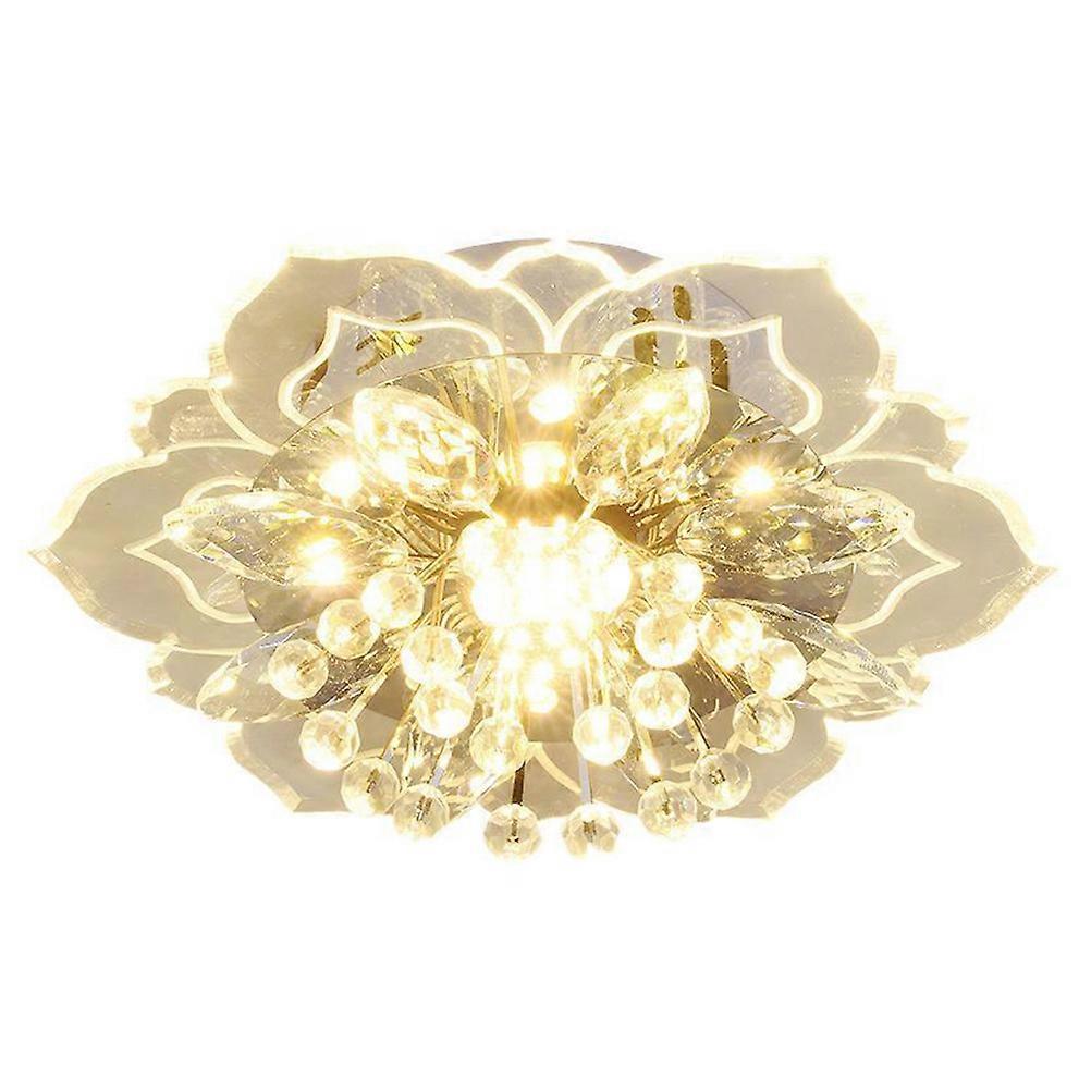 Modern Indoor Crystal Ceiling Lamp for Living Room – Simple Design Corridor Light Decoration with Cozy Illumination
