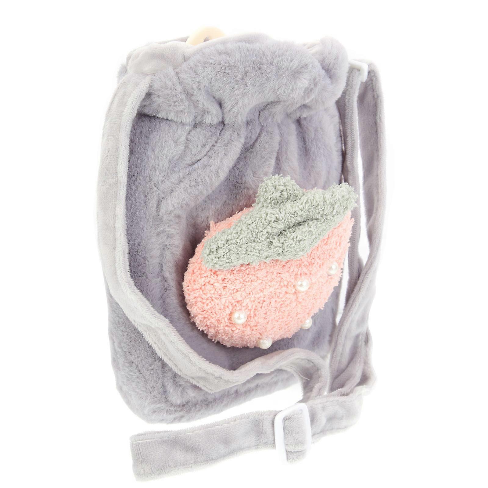 Compact Hot Water Pouch Portable Hot Water Bag Daily Life Imitation Rabbit 22.00X15.00X3.00cm 1 Set