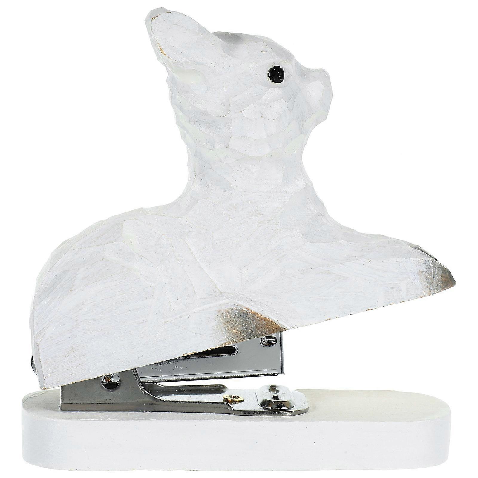 Office Supplies for Desk Multi-Function Hand Stapler Animal Shape Tabletop Decoration Metal 1Set
