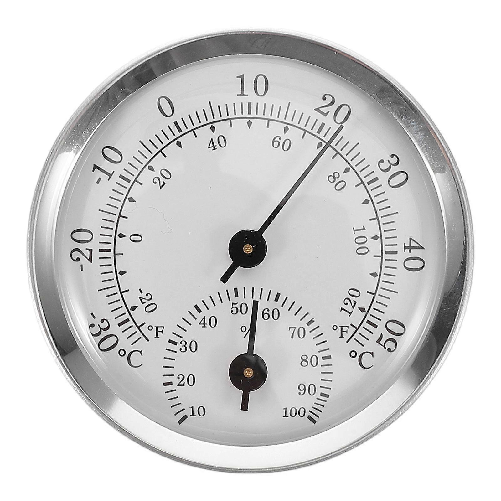 Thermometer Hygrometer For Accurate Temperature And Humidity Monitoring Home Plastic Compact Design 1Pcs