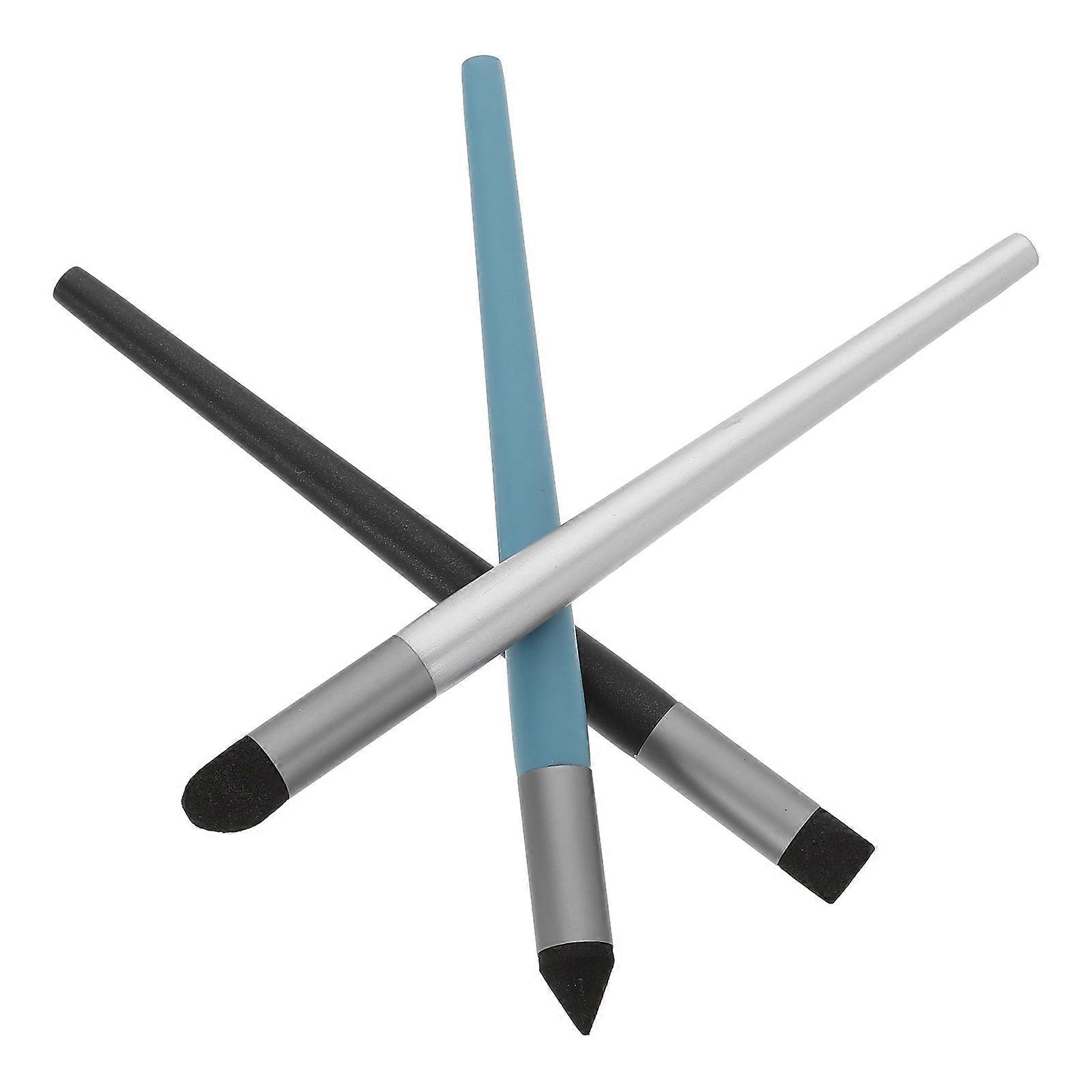 Sponge Brush Small Paint Brush Blending Sponge Pens Oil Pastels Rubbing Sponge Tools for Artists Drawing and Sketching Double Head 3Set