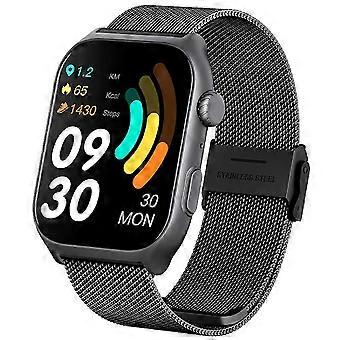 Reloj inteligente para mujeres y hombres para Android e IOS, 2 pantallas táctiles HD, Bluetooth incorporado, rastreador de salud y estado físico, 100+ modos de deporte