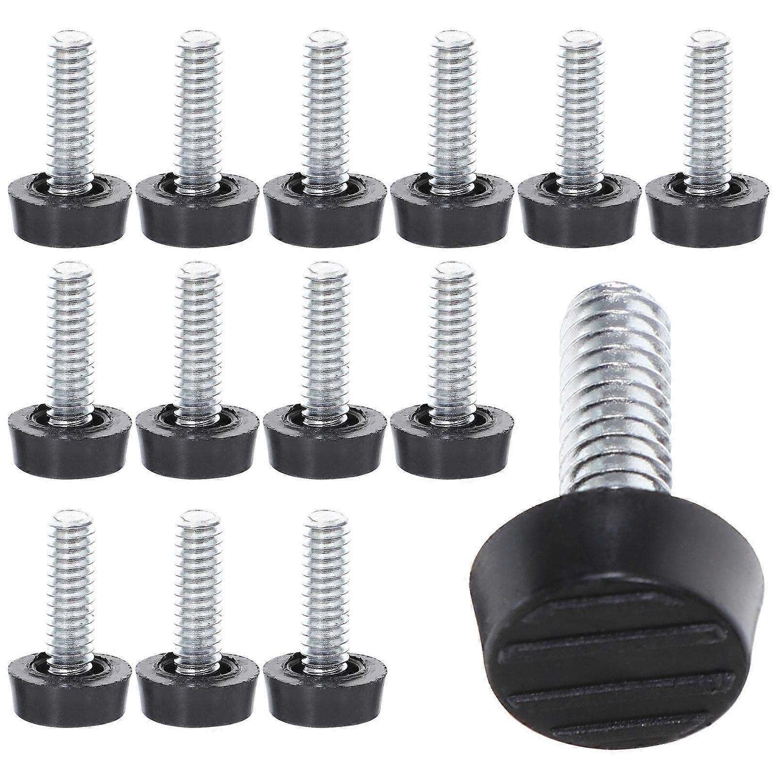 50pcs Adjustable Table Leg Levelers with Thread Inserts, Durable Slip Resistant Furniture Feet for Chairs, Tables, Cabinets – Space Saving Design