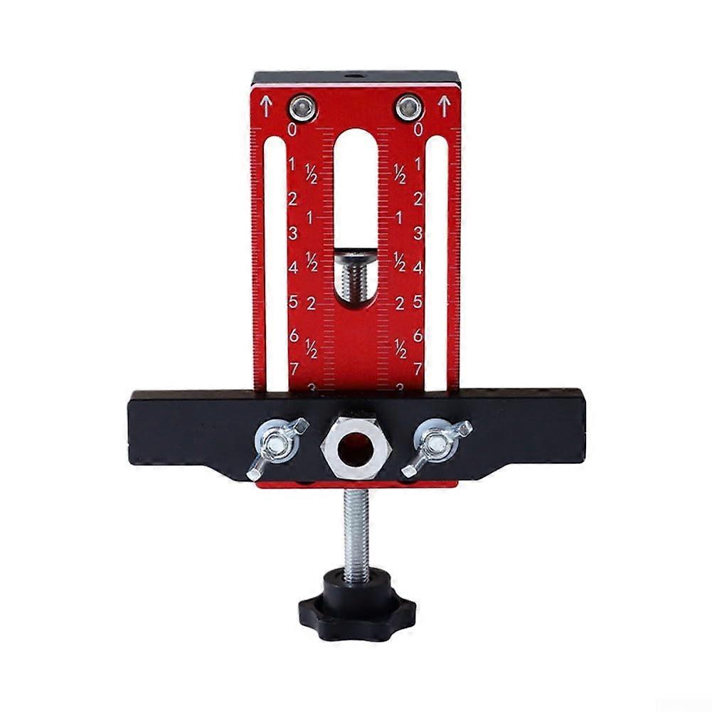 Robust hardware device for precise cabinet door tallations, including drilling accessories Ref: 9101