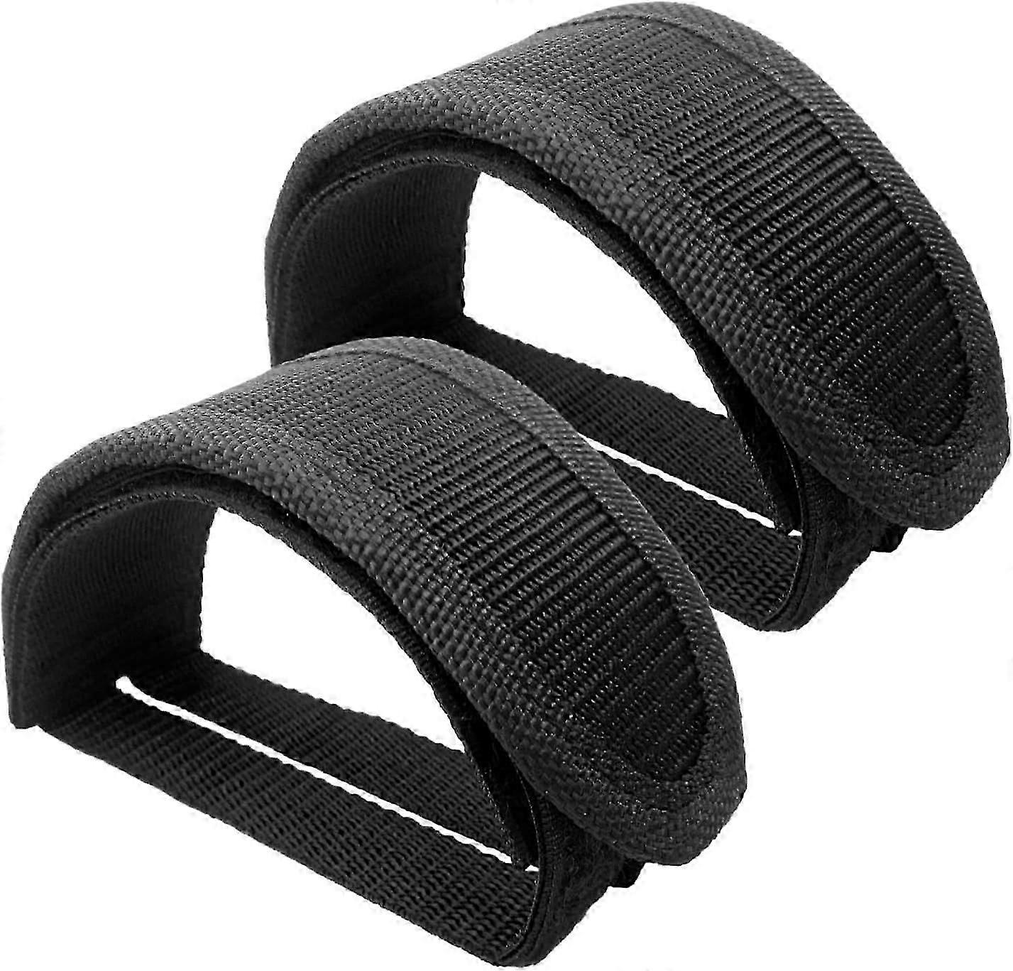 Bicycle Pedal Strap Toe Clips - Adjustable Anti-Slip Straps for Bicycles