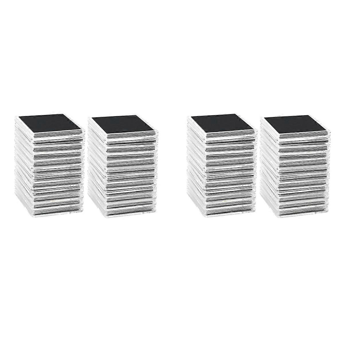 100 PCS Coin Capsules,Coin Snap Holders with 5 Sizes Black Gaskets 20/25/30/35/40mm, Clear Coin Case