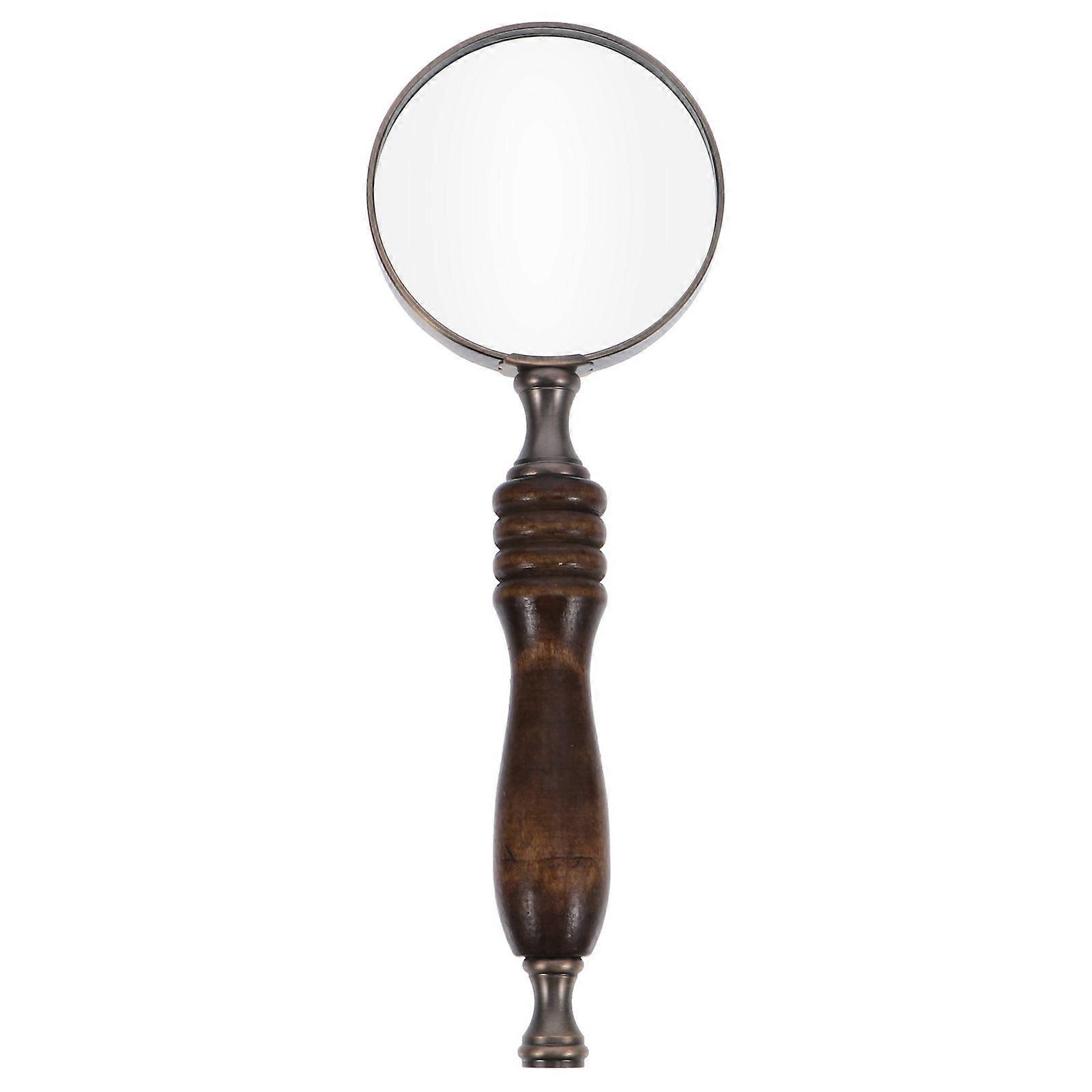 Reading Magnifier Classic Magnifying Glass Handheld Reading Assistance For Elders Assorted Color 20.8x7.1cm 1Set