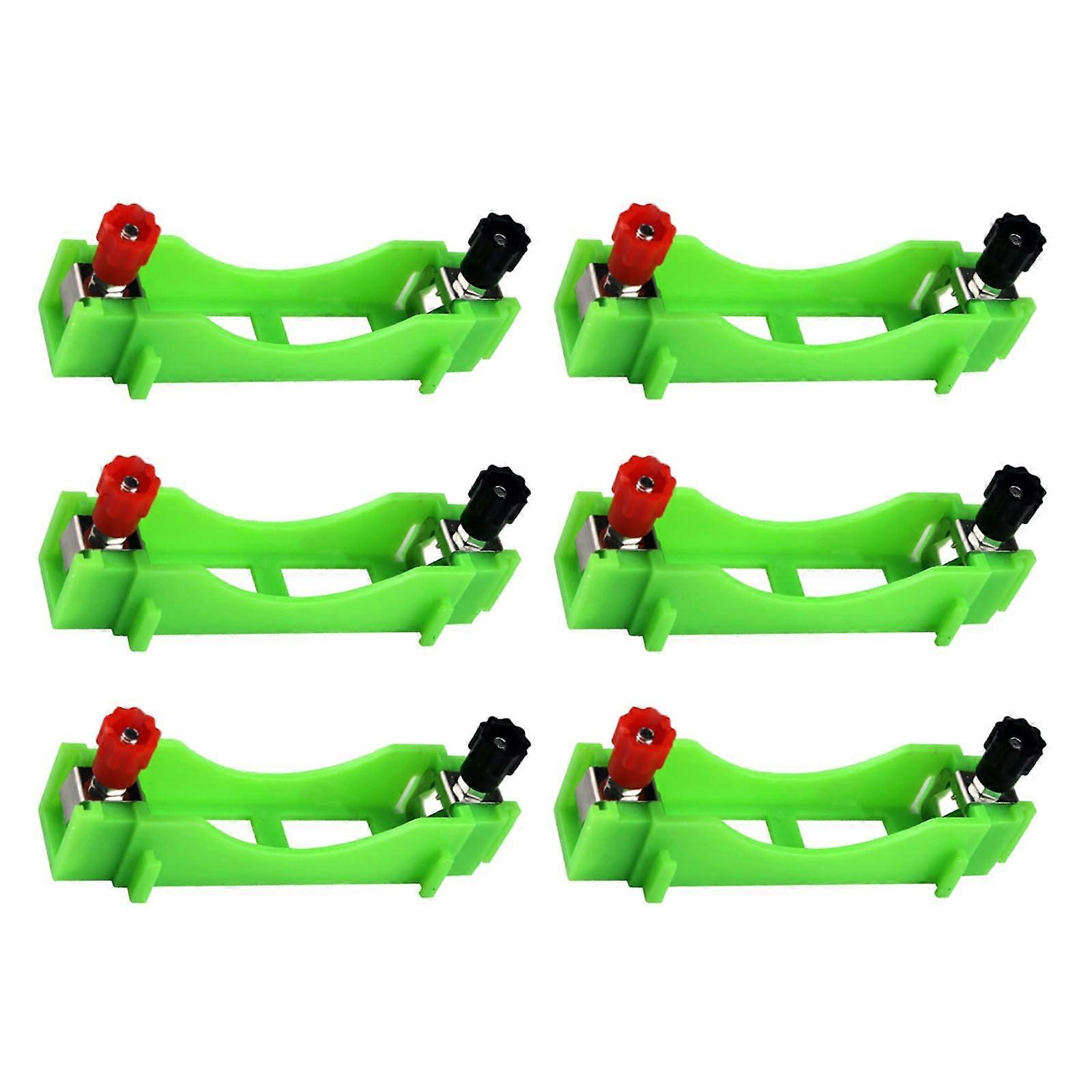 AA Battery Holder, AA Battery Box, 6-Pack Storage Solution for Series and Parallel Connection, Ideal for Physics Experiments
