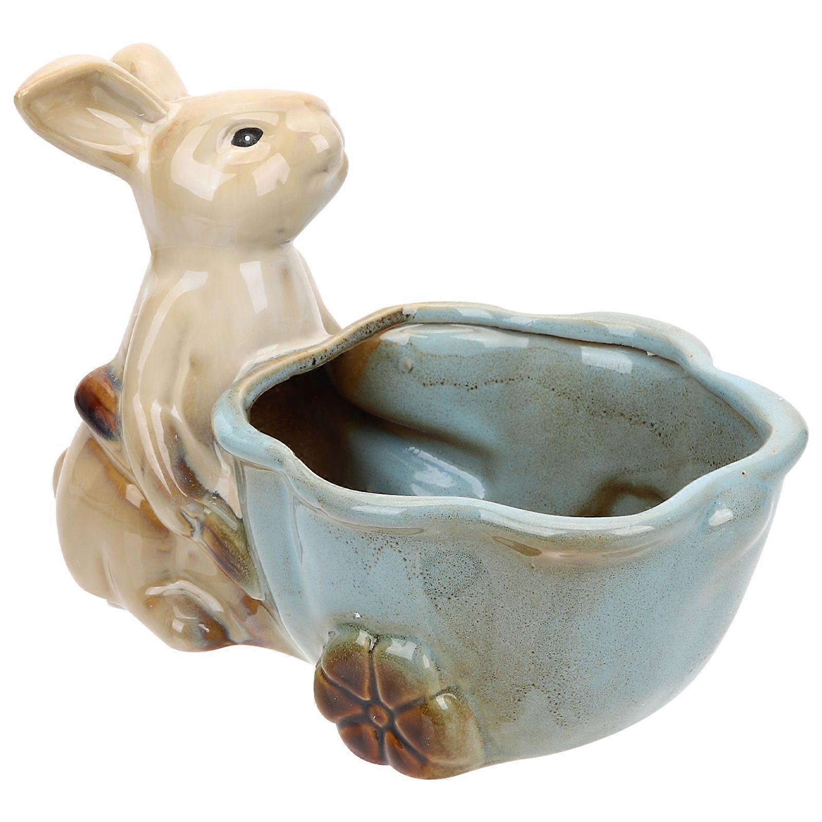 Rabbit Styled Ring Tray for Practical Storage and Aesthetic Appeal in Various Settings