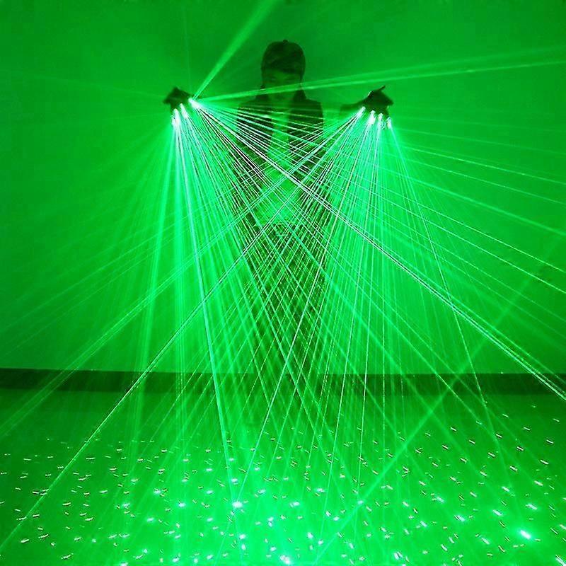 Green Laser Gloves, Led Stage Performance Props For Party Stage Laser Show