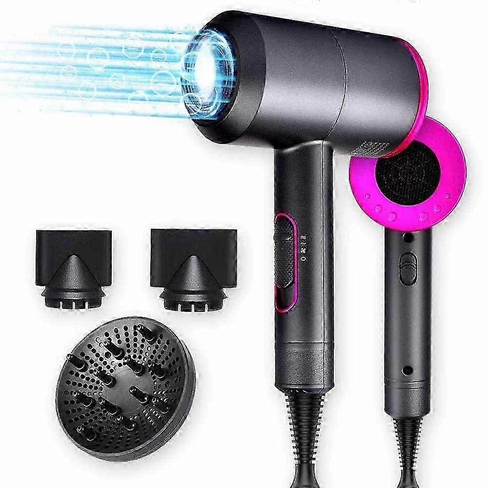 Fast Drying Professional Hair Dryer Negative Ion Anti-static Premium Tool for Salon Style with Cold and Warm Air