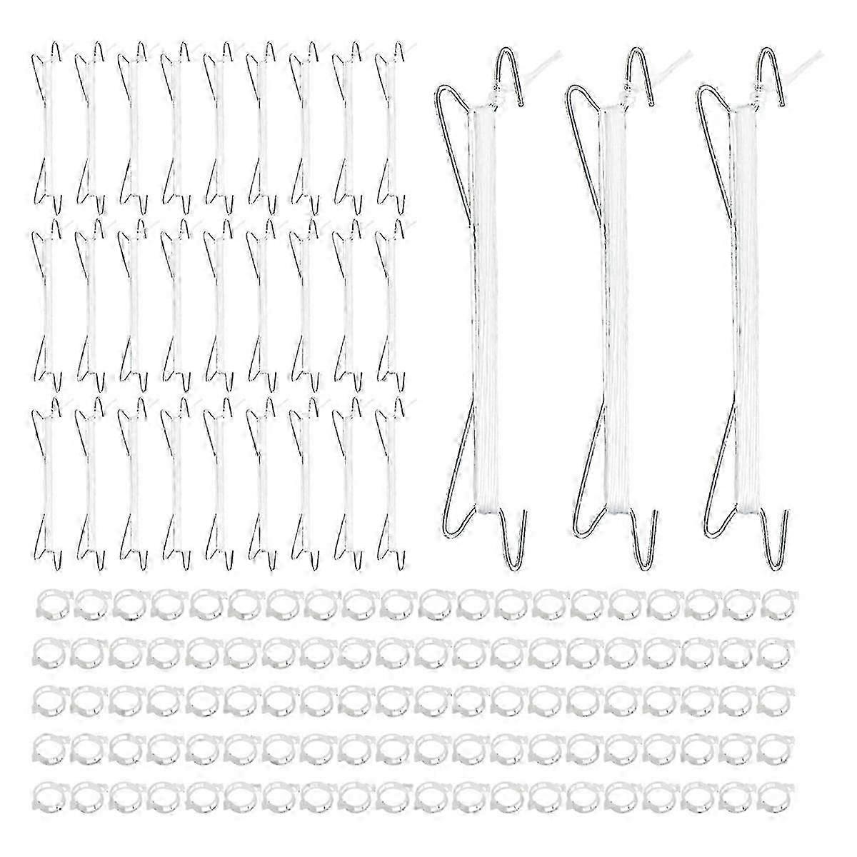 Tomato Hooks with String,Plant Support Clips,Tomato Support Hook