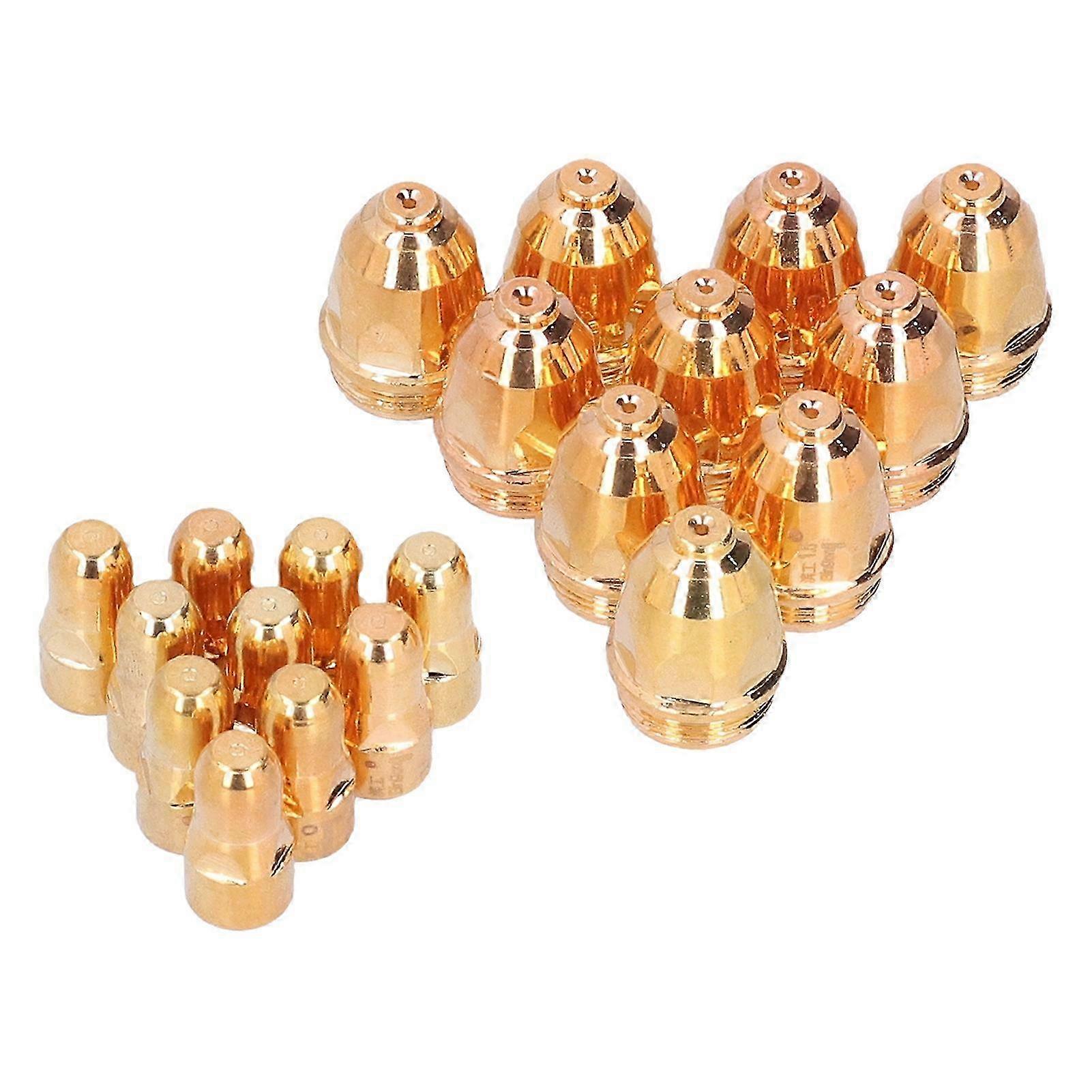10 Set Plasma Cutter Consumables Electrode Tip Kit Nozzle Torch Accessories 1.5mm Compatible with P80