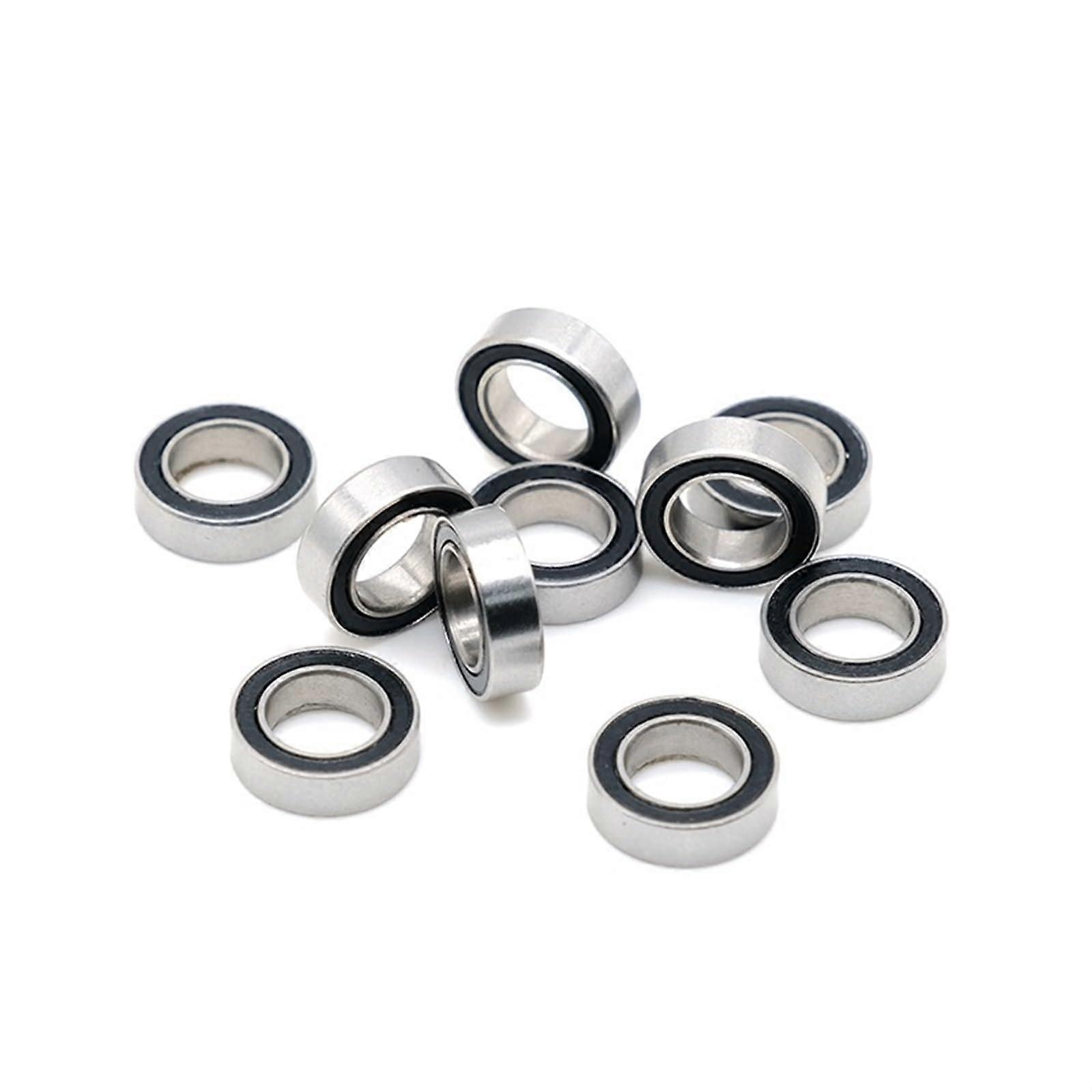 SMR106RS Ball Bearings 6x10x3mm Sealed Miniature Bearings Set of 10 for RC Models and Drones
