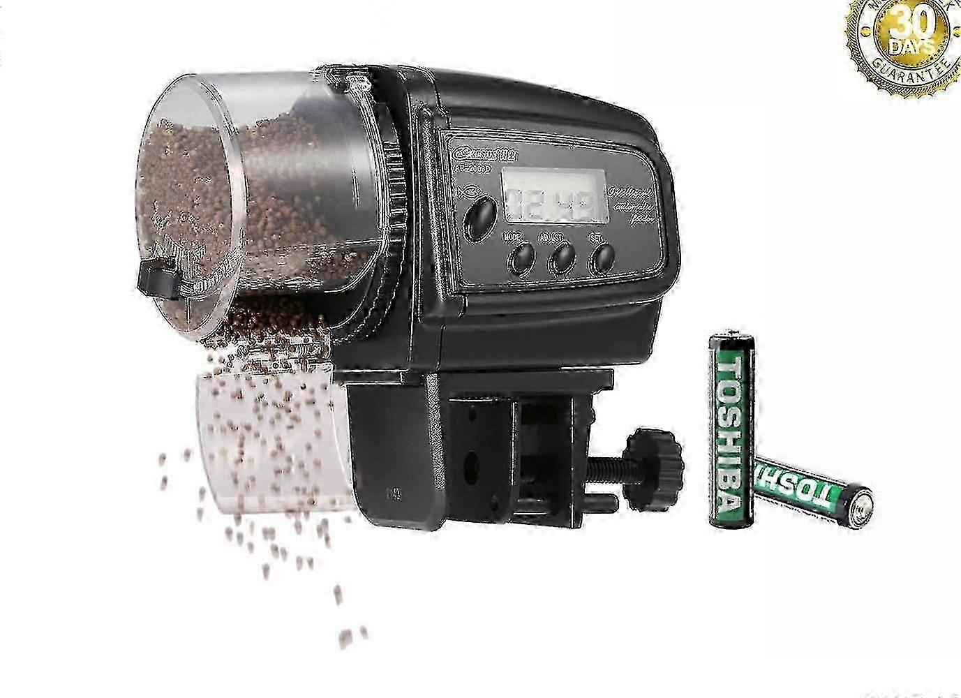 Digital LCD Timer Automatic Fish Feeder for Aquariums & Fish Tanks with Moisture-proof Design
