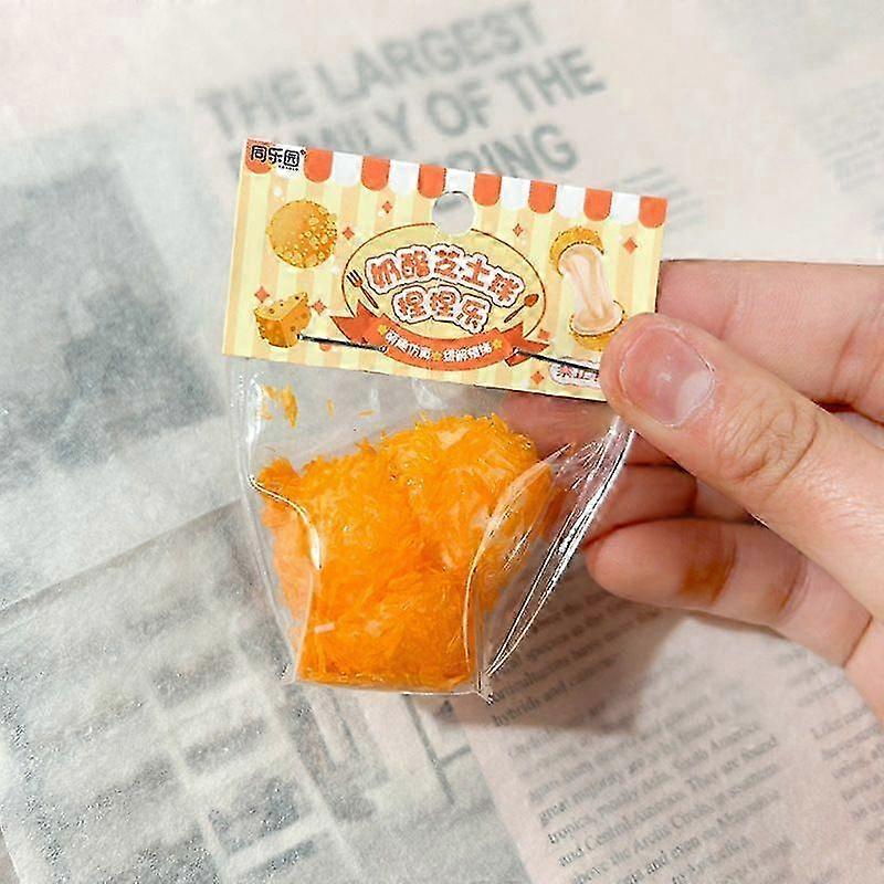 Fried Cheese Ball Simulation Candy Toy Mini Decompression Slow Rebound Super Soft Squeezing Toy