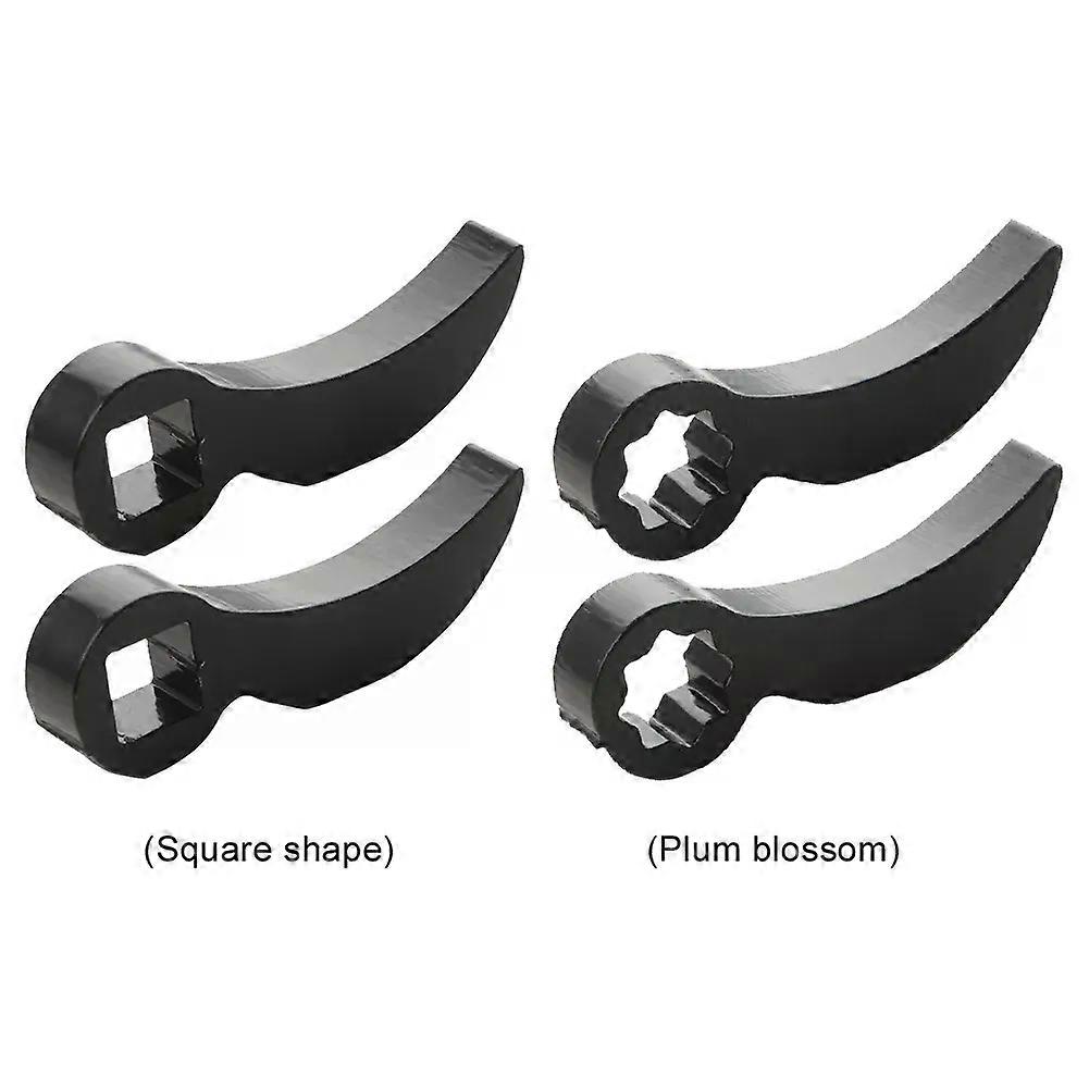 2 PCS Angle Type Half Axle Disassembly Tool Disassembling Axles Repair Tool Crowbar Adapter Head Tool Used for Open-end Wrenches