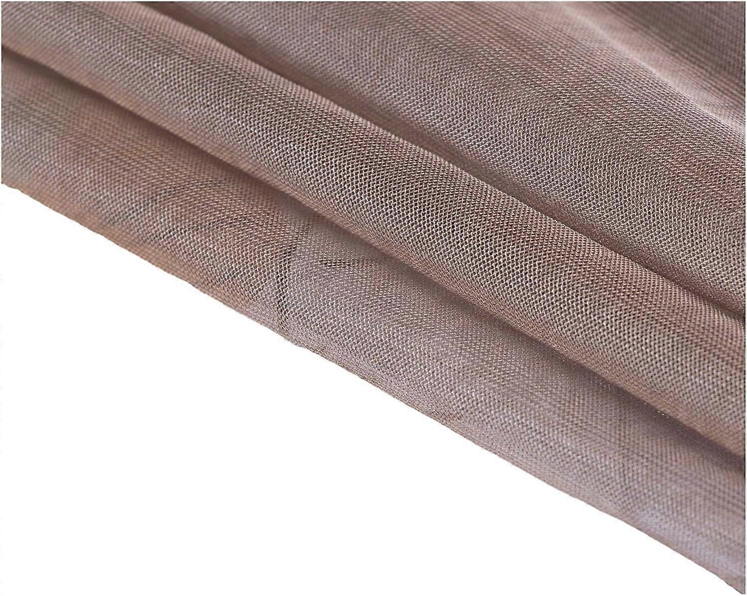Silverplated Mesh Conductive Fabrics for Curtains Mosquito Nets Faraday Cage 1.5X6m