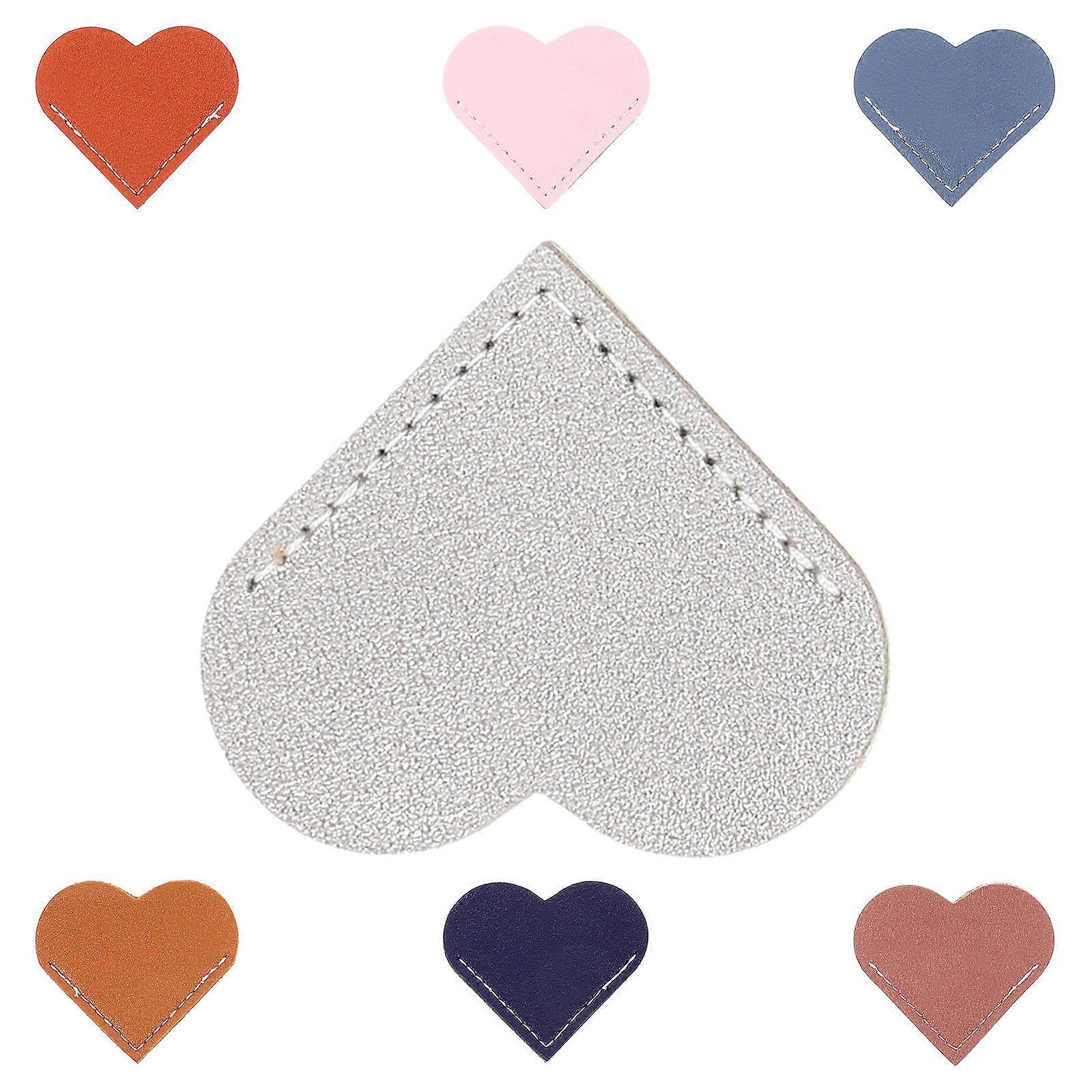 Retro Style Handcrafted Bookmarks Page Corner Protectors Orange 7Pcs