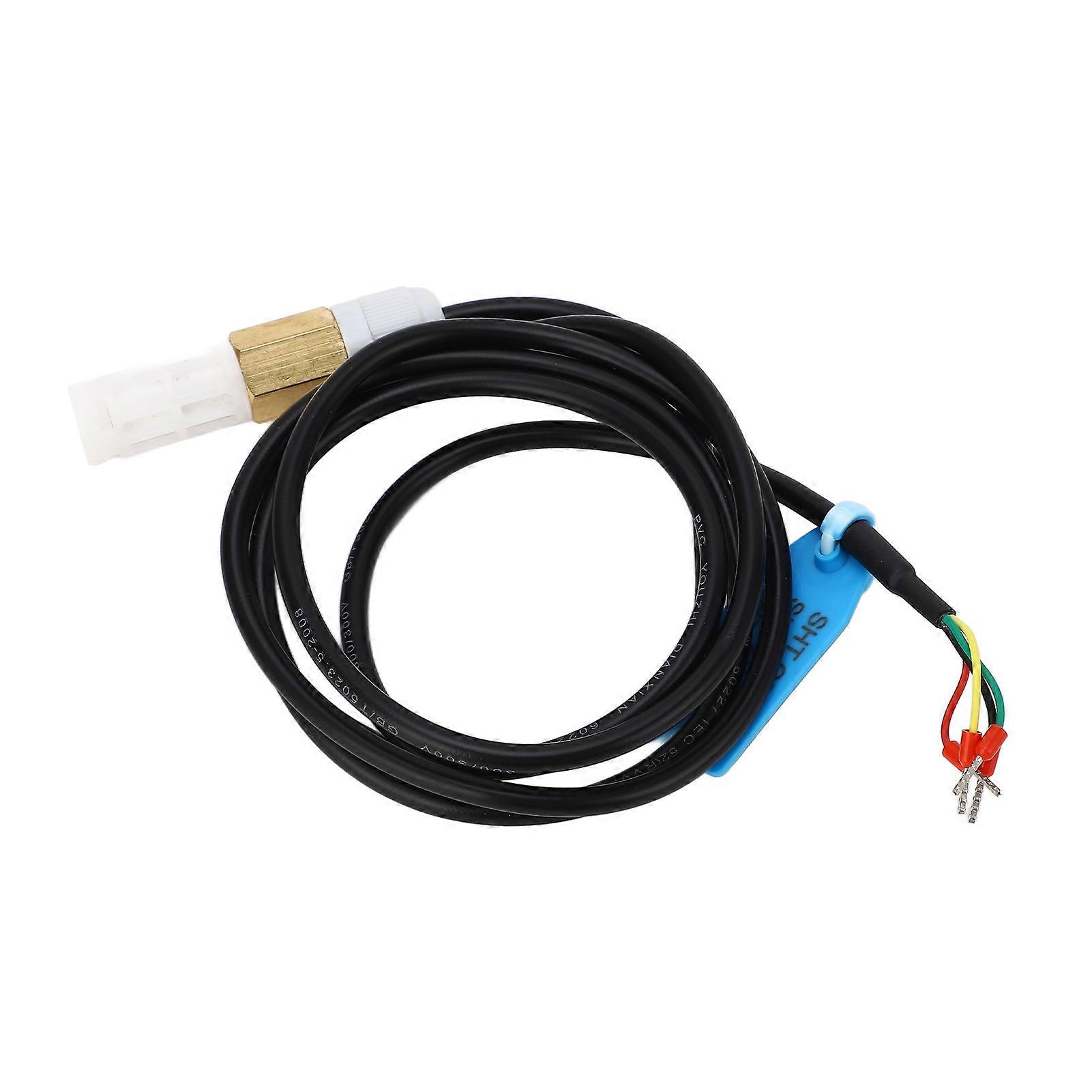 Soil Temperature Humidity Sensor High Accuracy I2C Output Soil Moisture Sensor Probe with 1.5m Cable DC3.3V 