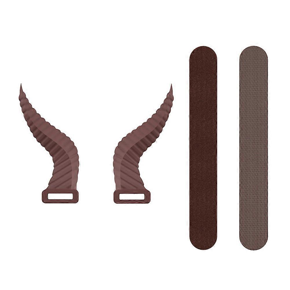 Silicone Headset Decoration Horn Shape for Cosplay and Daily Use 1 Pair