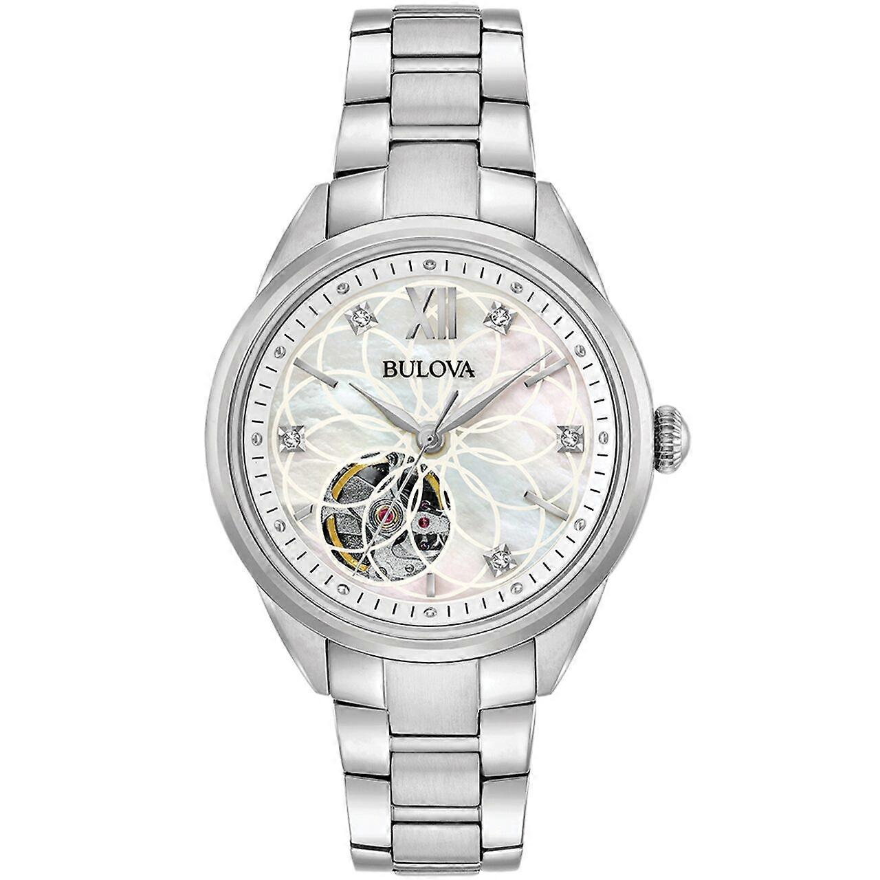 Ladies Watch Bulova 96P181, Automatic, 34mm, 3ATM
