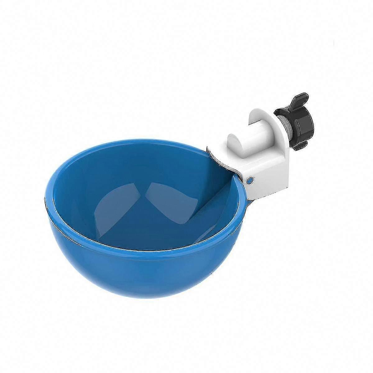 10 Pack Blue Large Automatic Chicken Water Cups - Poultry Waterer for Chickens