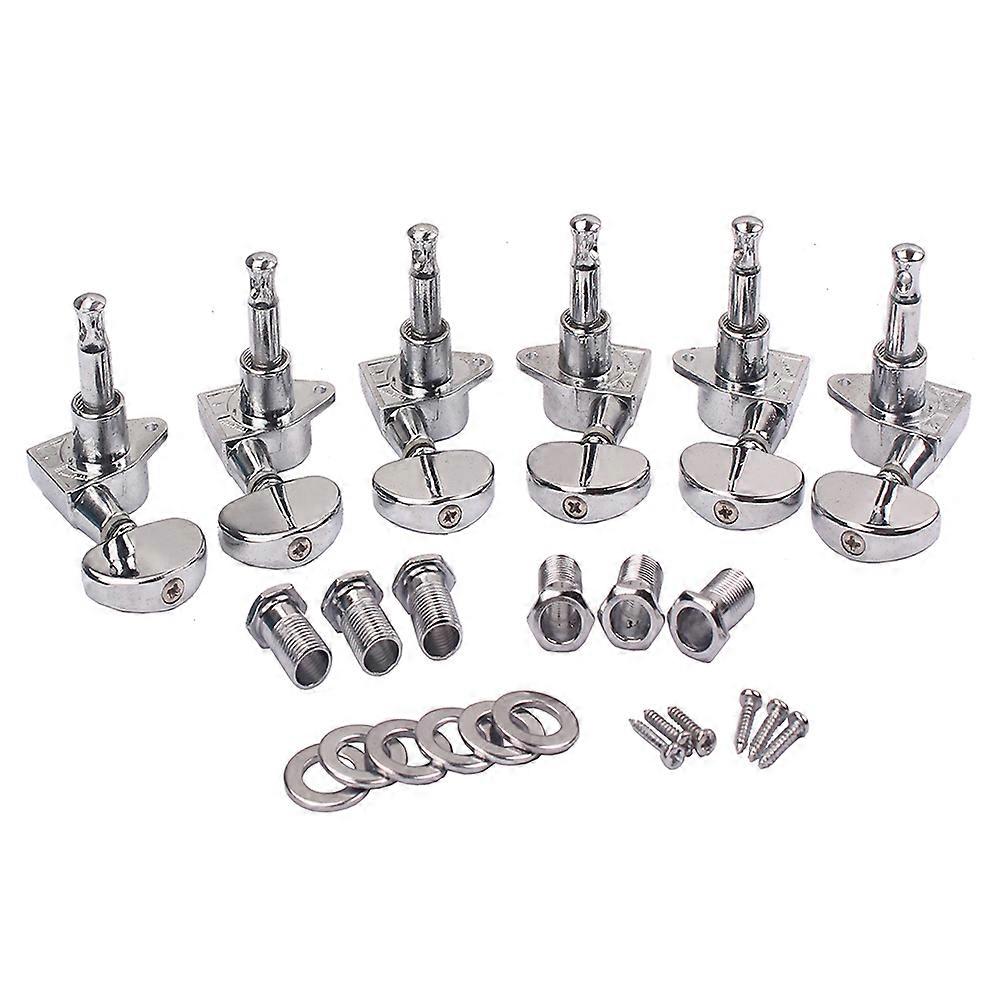 Tuning Pegs Guitar Tuning Keys Silver 4.4 x 2.5 x 2.3 cm String Fixation 1 Set
