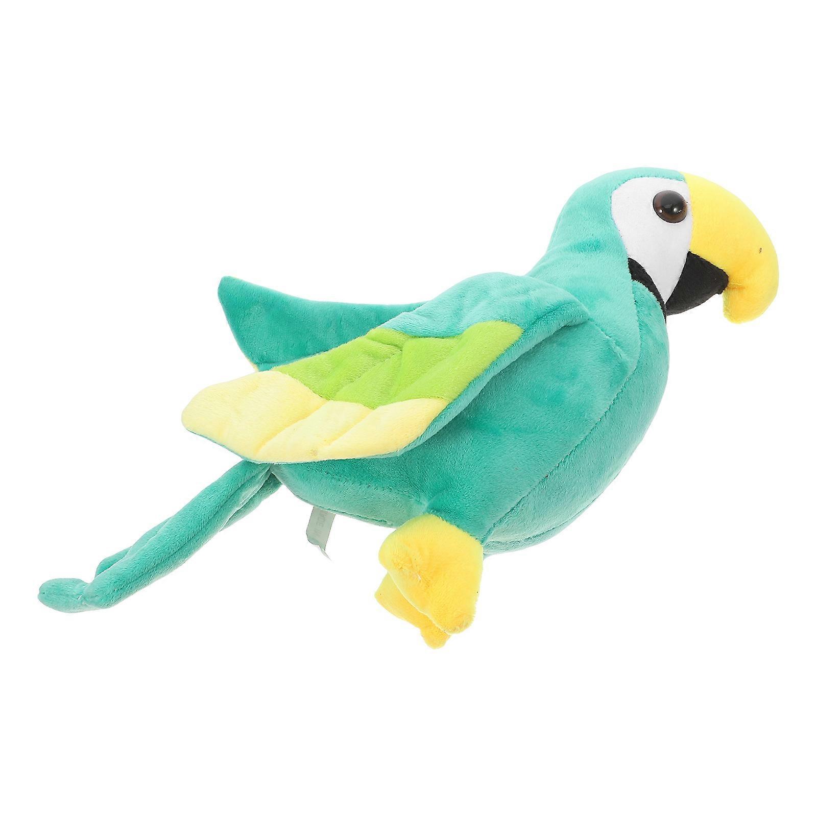 Cute Plush Parrot Lifelike Bird Doll for Party Home Decoration   Soft & Safe Material
