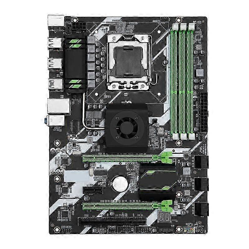 X58 DELUXE Motherboard with DDR3 Memory Slots, SATA 2.0 & PCI-E 16X - High-Performance Gigabit Network Support for Up to 48G