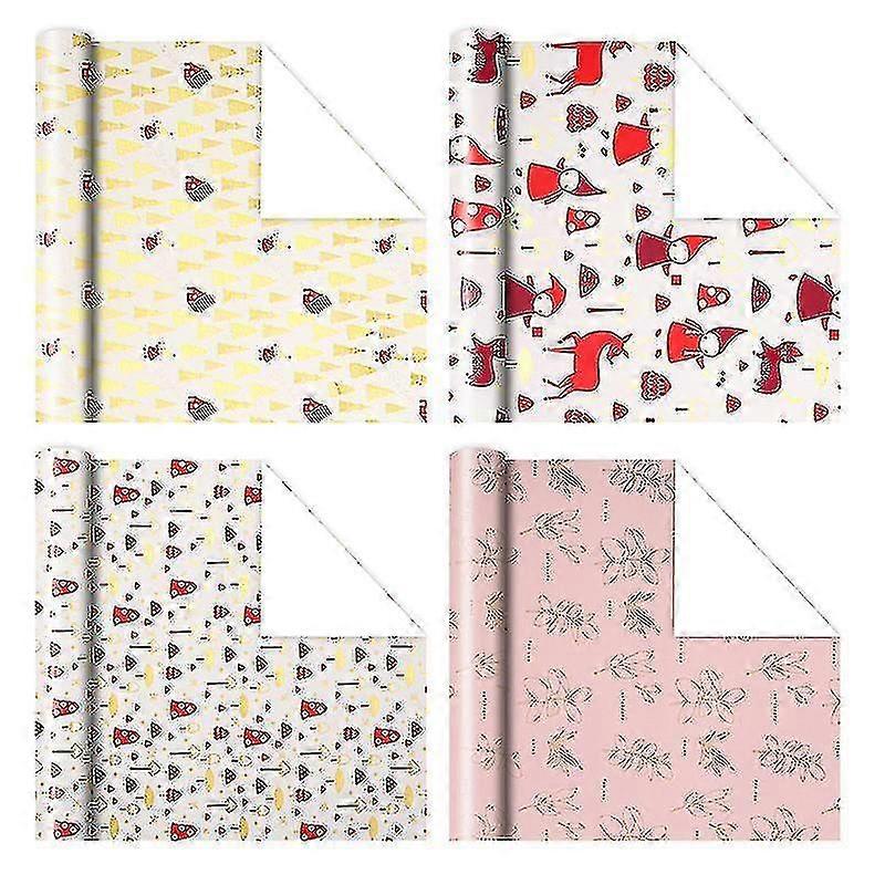 2025 Wrapping Paper Children's Wrapping Paper 20 Sheets 50 * 70cm Christmas Wrapping Paper A-1-17