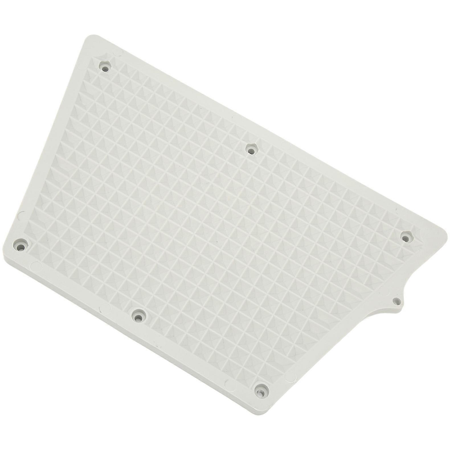 Outboard Transom Plate Grid Design Trapezoidal PVC Outboard Engine Mounting Pad for Inflatable Boat Kayak Yacht Gray 