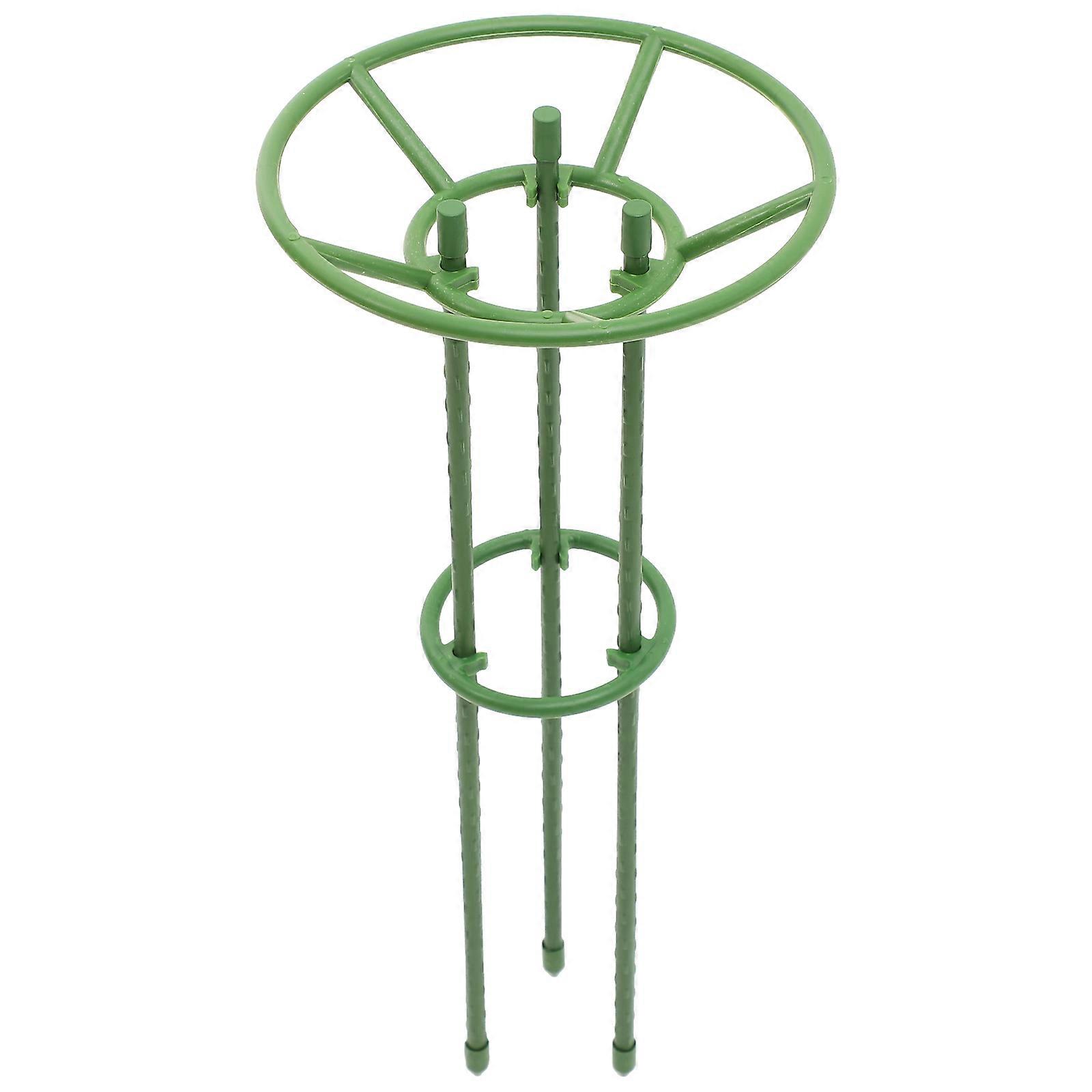 Durable Plant Support Frame for Garden Use Green Plastic Planter Cage with Adjustable Size Fits