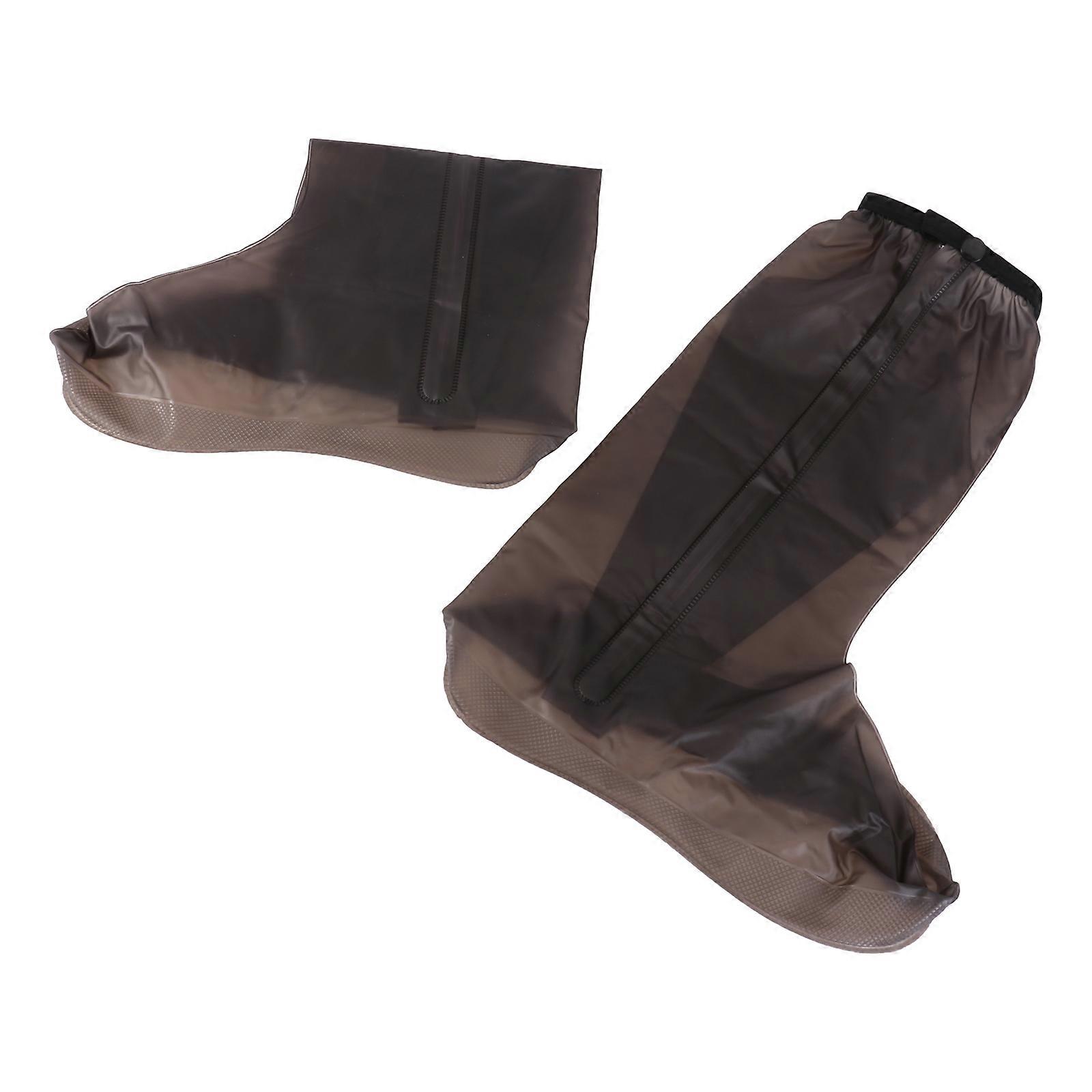 Cycling Overshoes Waterproof Non-Slip Easy To Clean Pvc 1Pair