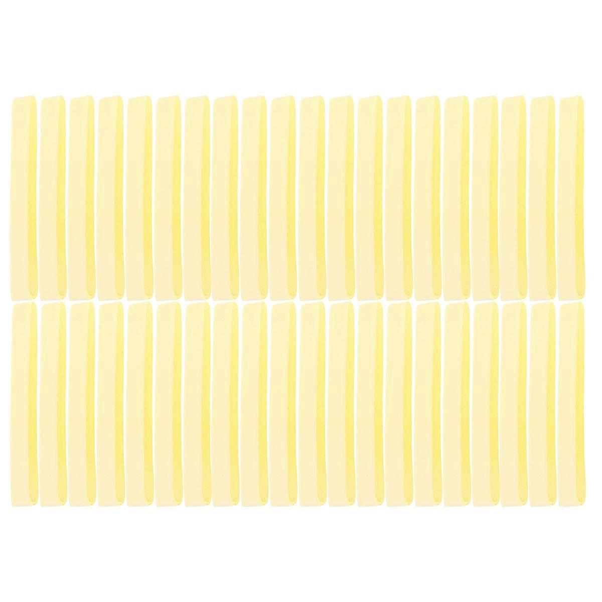 Face Cleaning Sponge Compression Makeup Bars for Home Use Fade Resistant Yellow 60Pcs