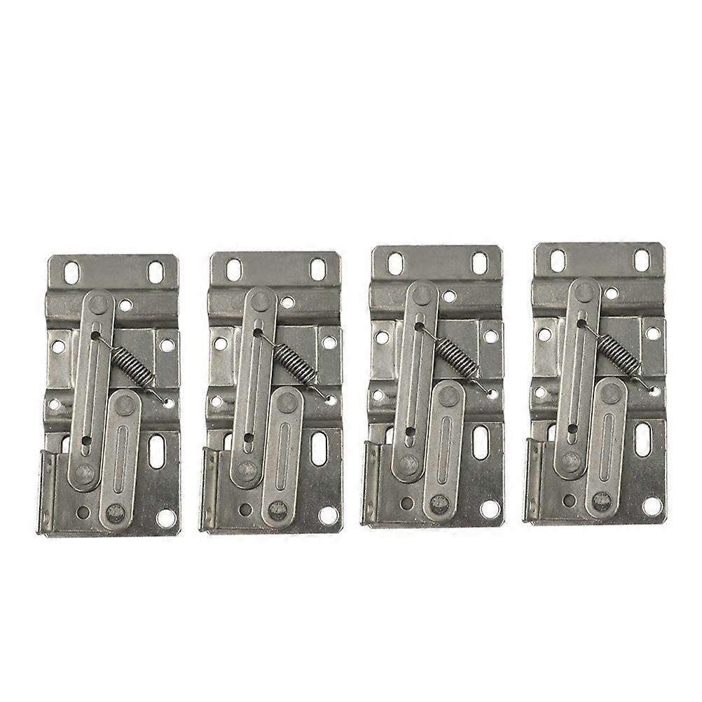 DIY Enthusiasts Tip Out Tray Hinge 45 Degree Drop Leaf Support Strong Load-bearing Capacity Iron 9.80X4.70X2.50CM 2 Pairs