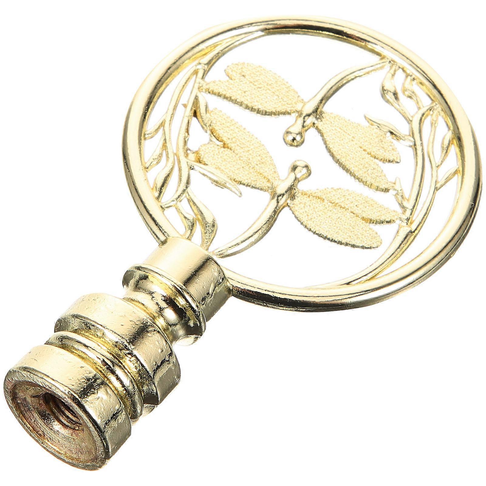 Lamp Finial Full Thread Adapter Lamp Finials Decorative Alloy Decorative Function 1Set