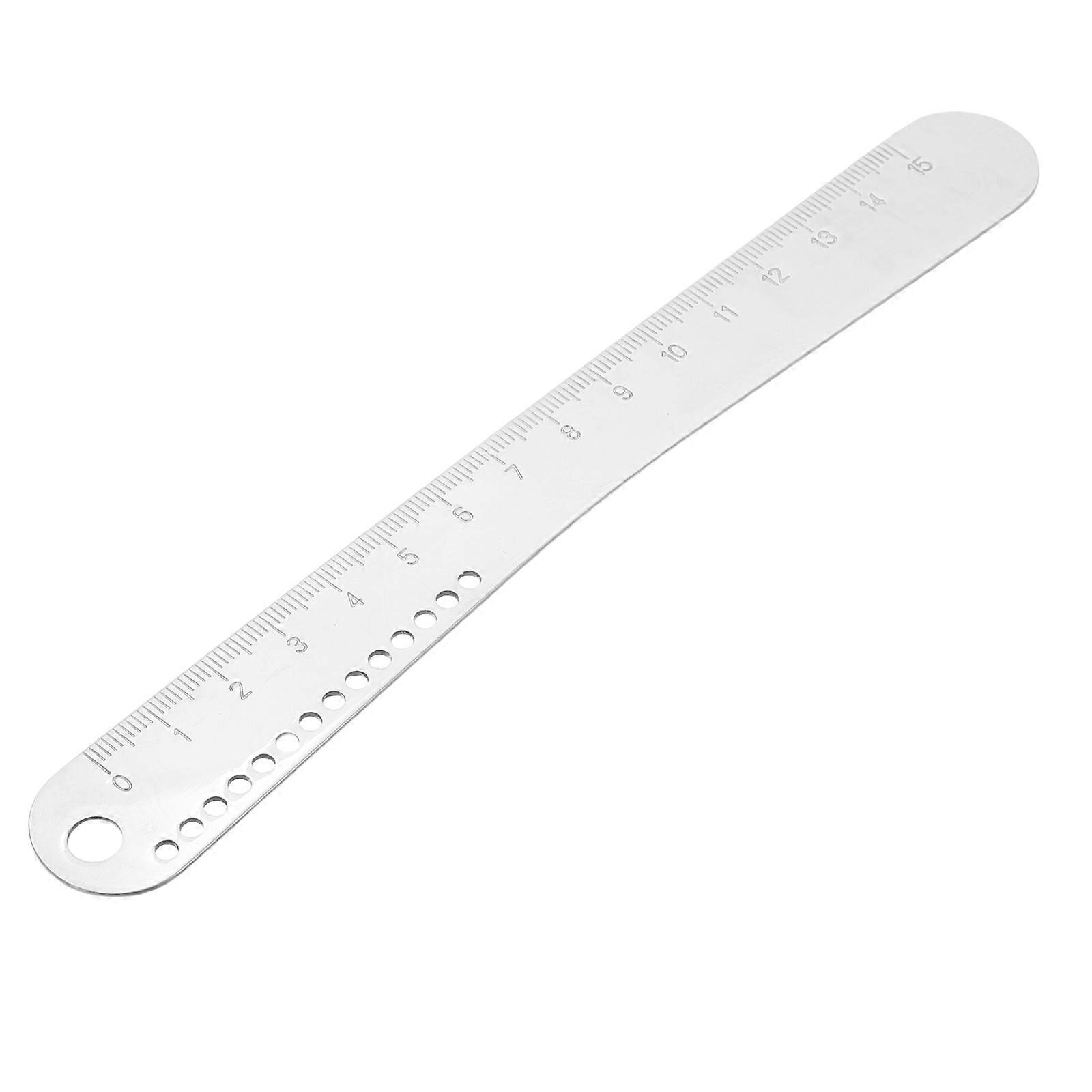 Stainless Ruler for Dumpling, Pastry & Crafting – Compact, & Easy to Clean Kitchen & Office Measuring Tool