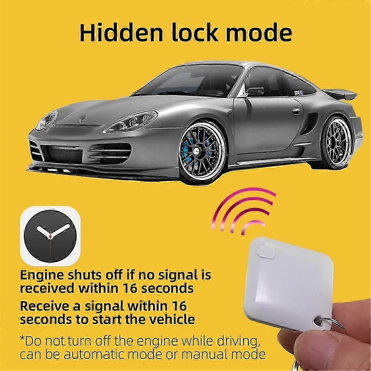 Car Wireless Anti-theft Motorcycle Hidden Lock System With Cut Tools Alarm Ca K0b8 Circuit Immobilizer