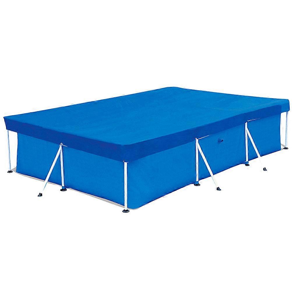 PE Fabric Weaving Pool Cover Rain Cover for Frame Inflatable Pools Blue Durable Floor Pad Dust Rain Protection