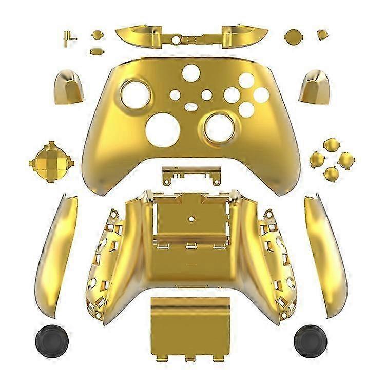 2025 DATA FROG Compatible For Xbox Series X / S Game Controller ABS Shell Electroplated Replacement Gamepad Cover