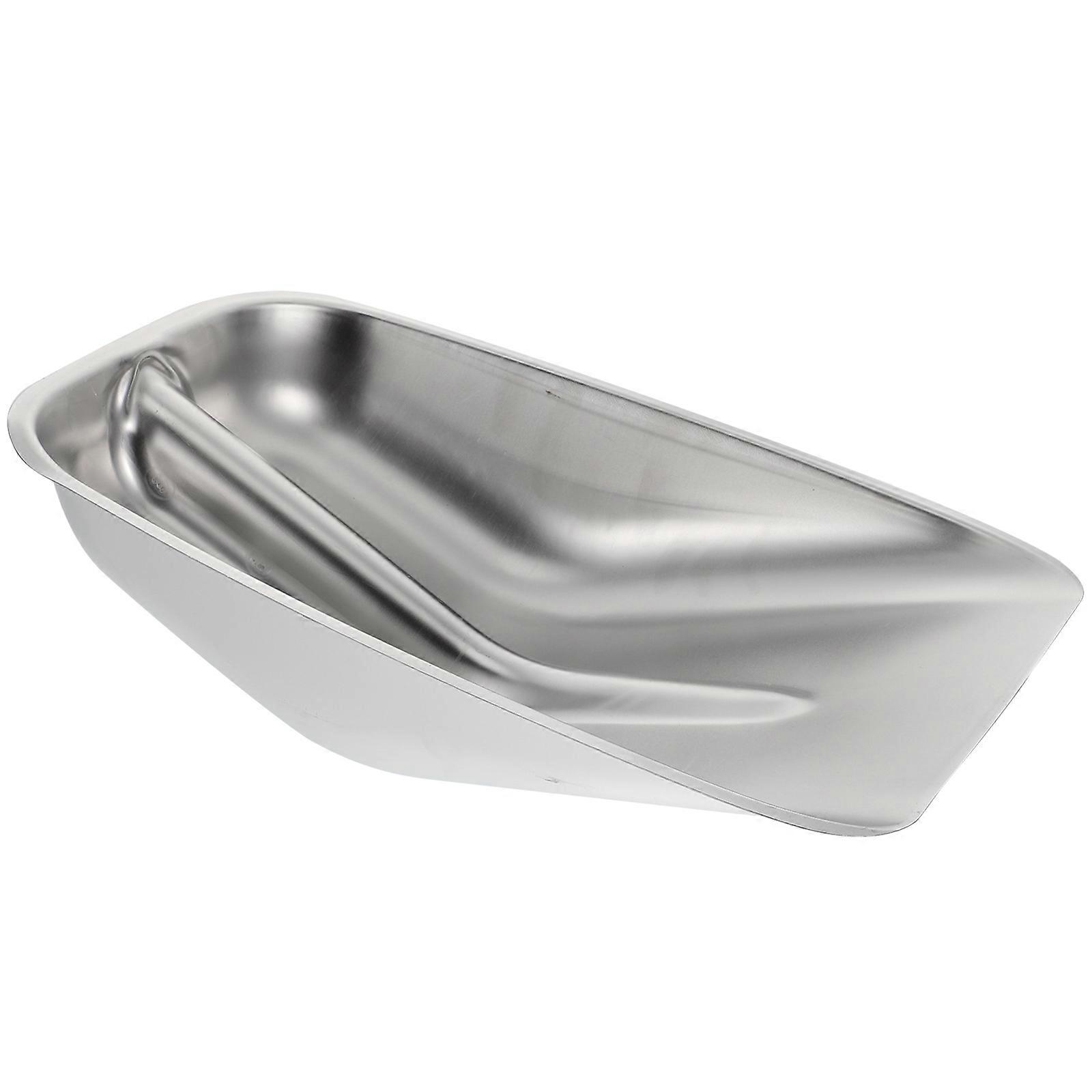 Portable Snow with Stainless Steel for Snow Removal Home Use Silver 12.5x7.5 Inches