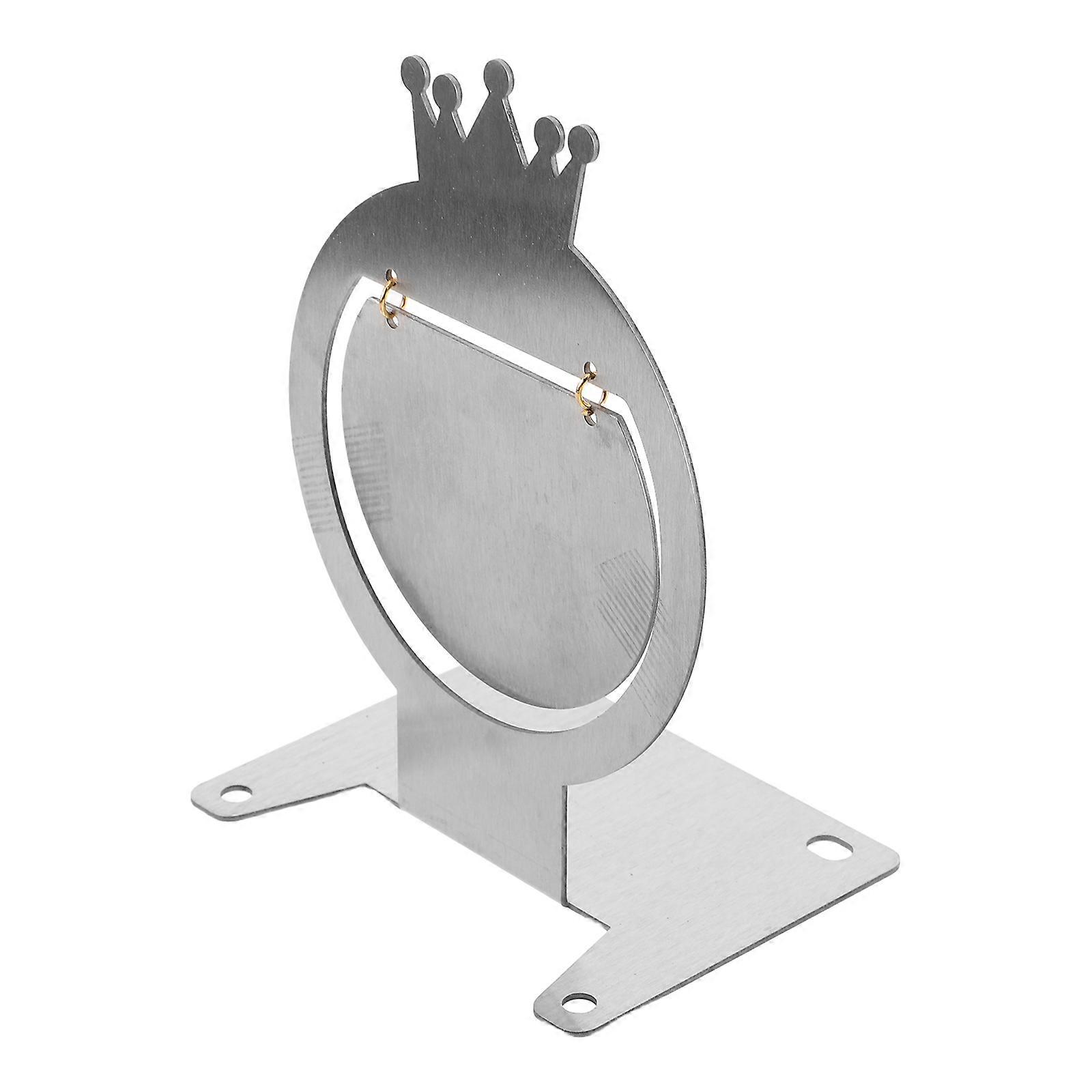 Shoot Training Target Club Realistic Rotating Reset Target Metal Rotary Target for Indoor and Outdoor Practice Automatic Reset Function Training