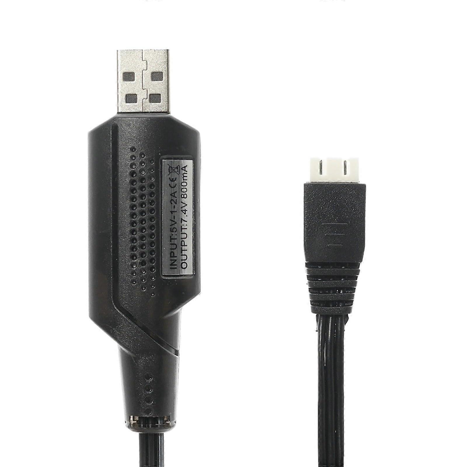 USB Charging Cable For 7.4V 800mAh XH3P Remote Control Vehicles And Aircraft