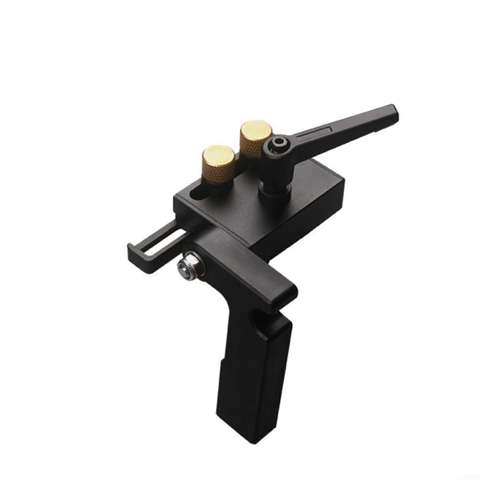 Aluminum miter rail, Tnut, rail stop, woodworking, router, table tool, sliding block, fence setting, precision woodworking accessories (left long)