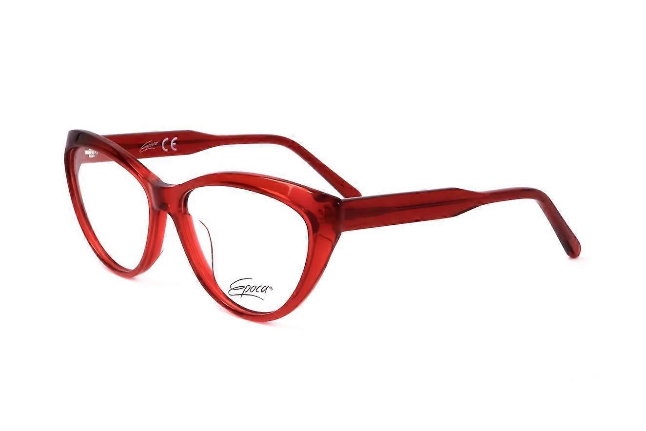 Eyewear Frames Epoca E2131 C4 SHINY CLEAR RED 56/15/140 WOMAN